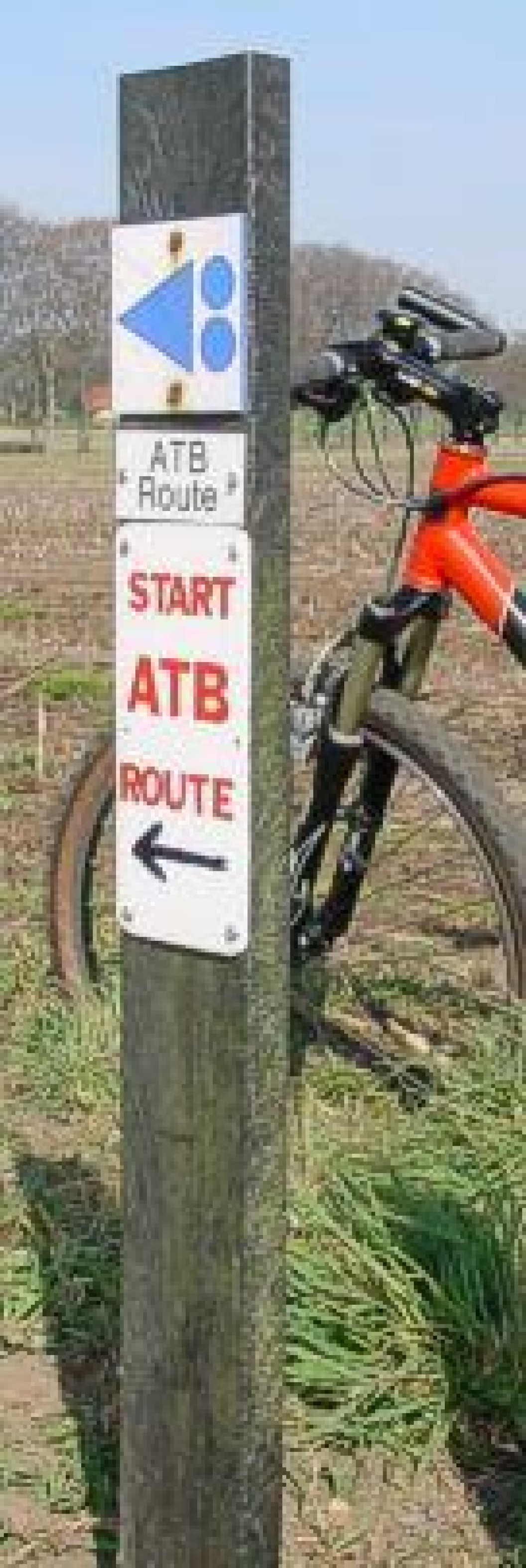 Start MTB route Holten