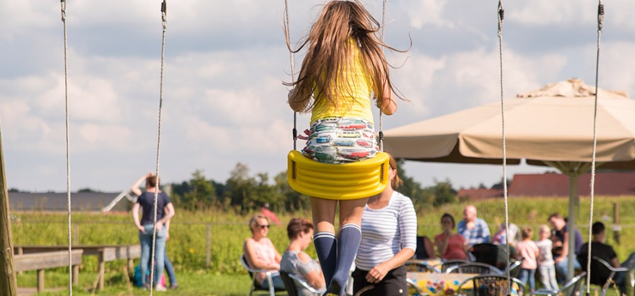 Uitrusten op het terras
