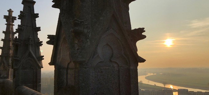 Wow! View from 100 m high in Doesburg