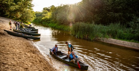 Kanotocht op de Dinkel
