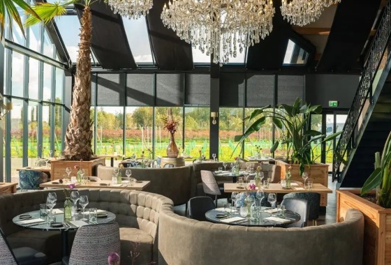 Gezellige zitjes bij Restaurant Vinck in Geesteren