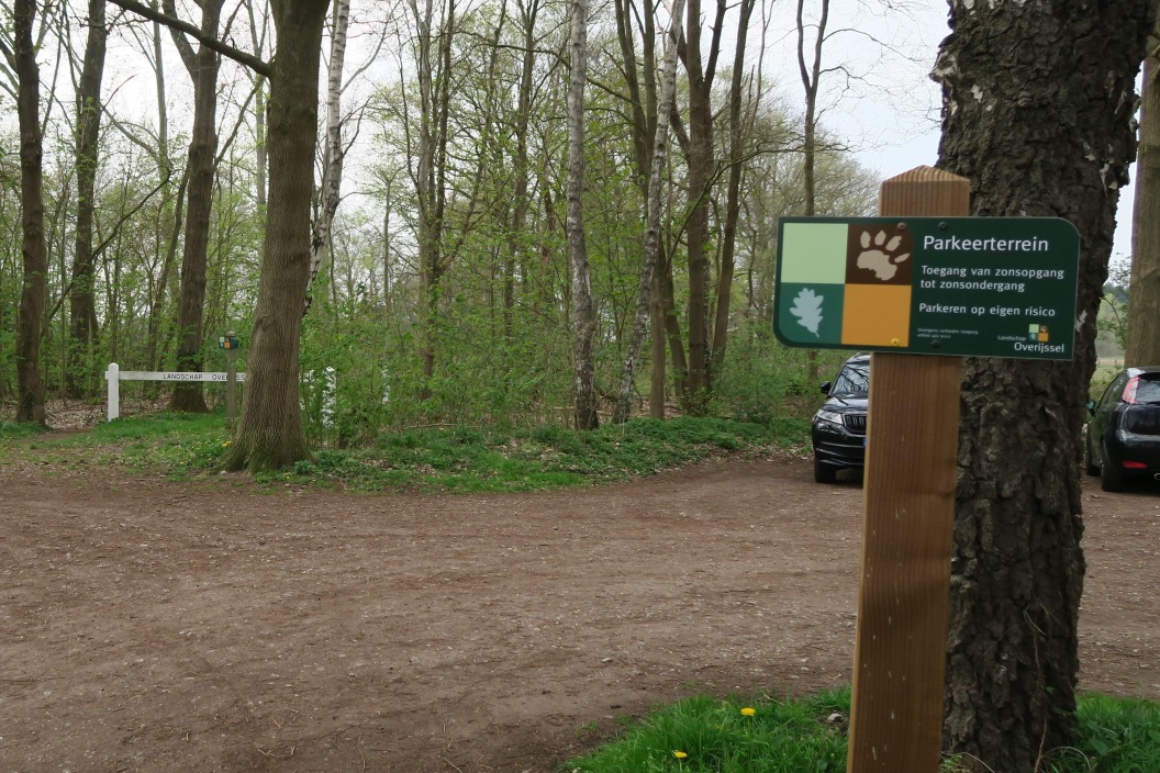 parkeerplaats stuw Hancate