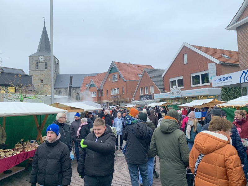 Kerstmarkt in Uelsen - Nóg meer kerst vlak over de grens