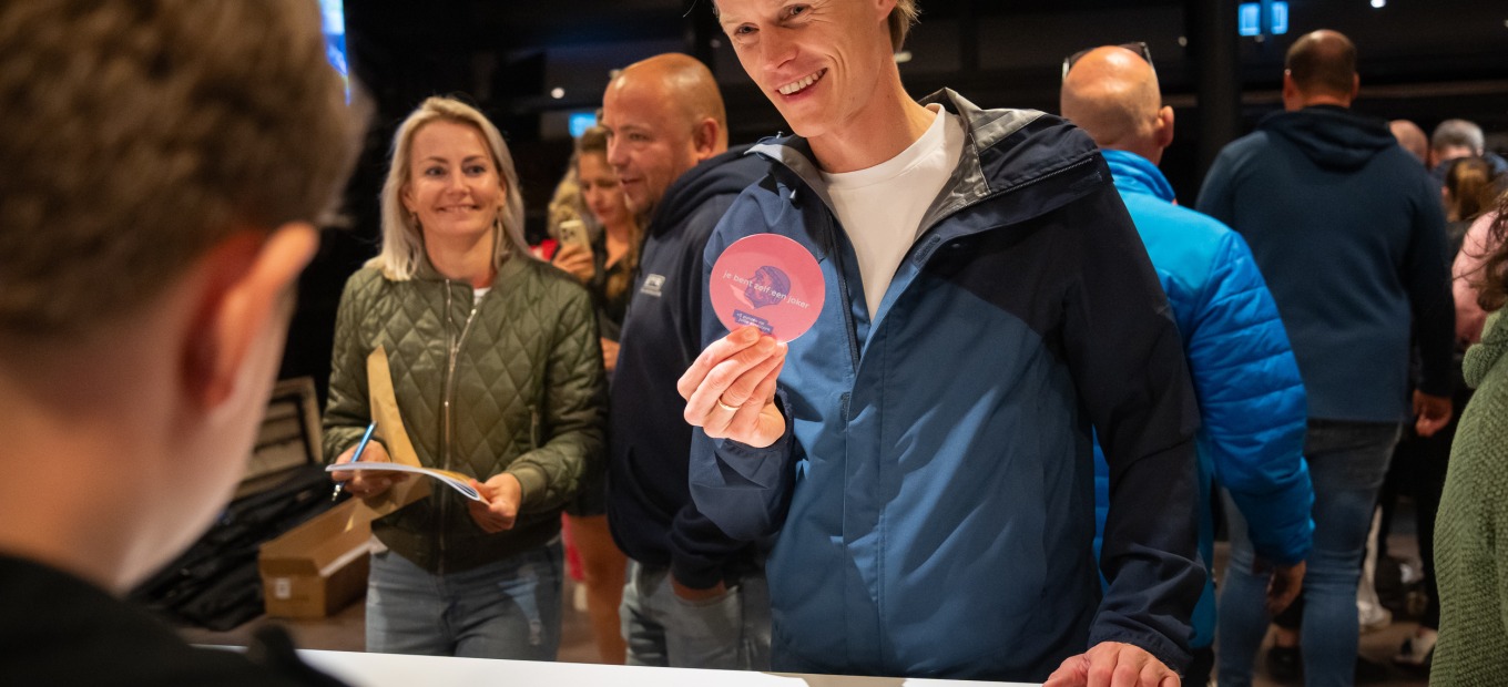 Blij met een joker bij Slag om Borne
