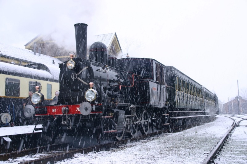 Winterritten Stoomtrein