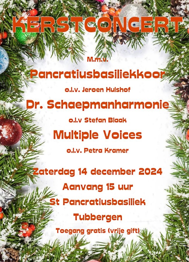 poster kerstconcert