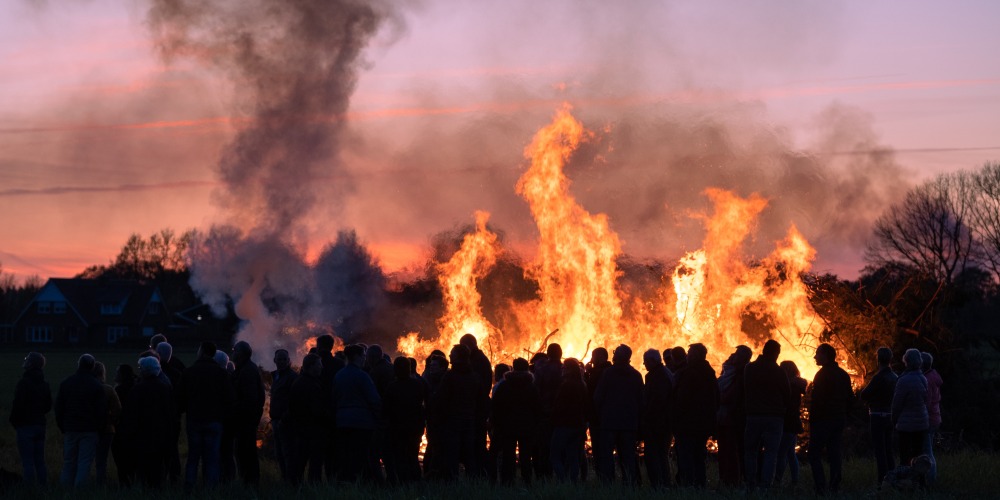 Paasvuren in Overijssel