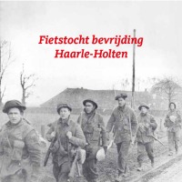 Wandeling Canadese soldaten in de bevrijdingstocht tussen Haarle en Holten tijdens de Tweede Wereldoorlog.