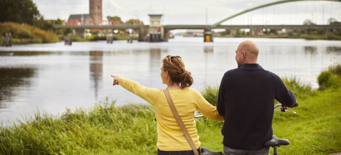 Fietsen langs de IJssel