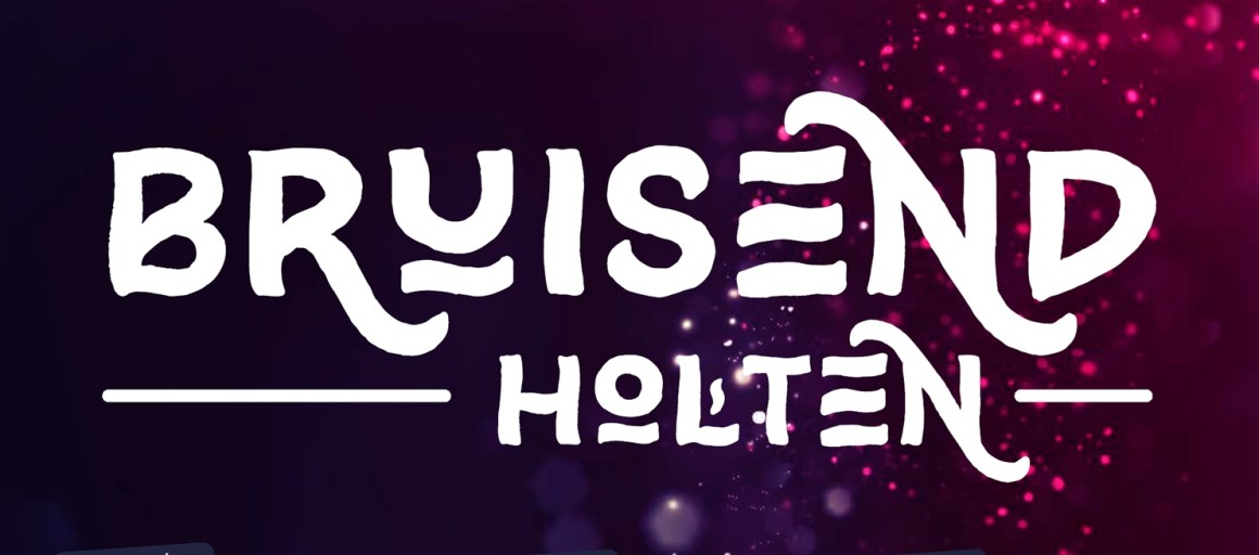 Poster voor Bruisend Holten met kleurrijke data: 26 april, 29 mei, 9 juni, 13 juli, 23 augustus, 21 september.