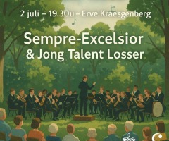 Tuinconcert Sempre Excelsior 2 juli geannuleerd