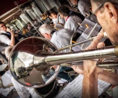 Open lucht concert van Big Band 'New Edition'