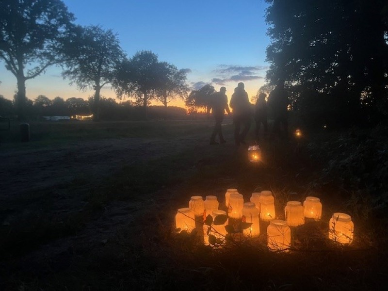 Verlichte avondwandeling Markvelde