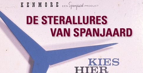 Affiche voor een tentoonstelling 'De Sterallures van Spanjaard' in Museum Bussemakerhuis, 19 okt 2025 - 15 mrt 2026.