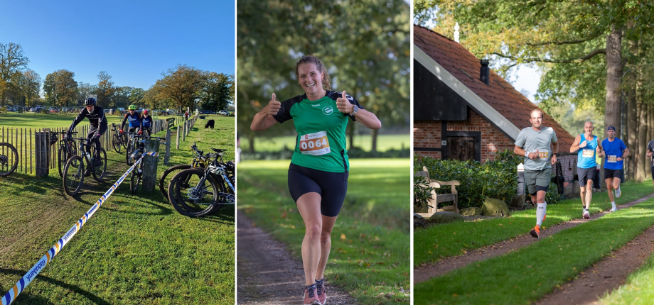Hardlopen en mountainbiken in Tubbergen