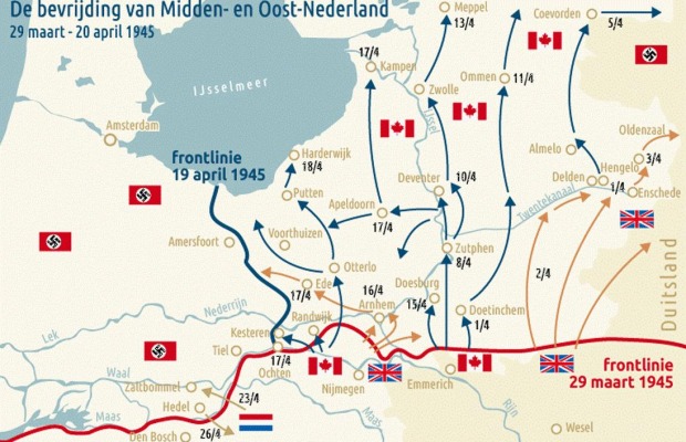 De bevrijding van Midden- en Oost-Nederland