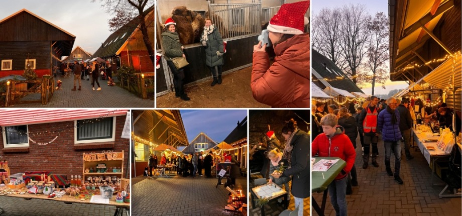 kerstmarkt bij de Korenschoof in Haarle