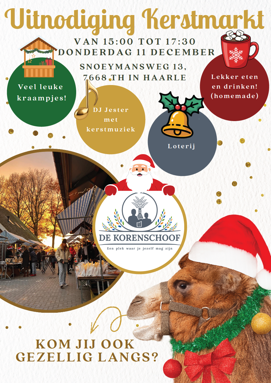 Poster kerstmarkt Haarle