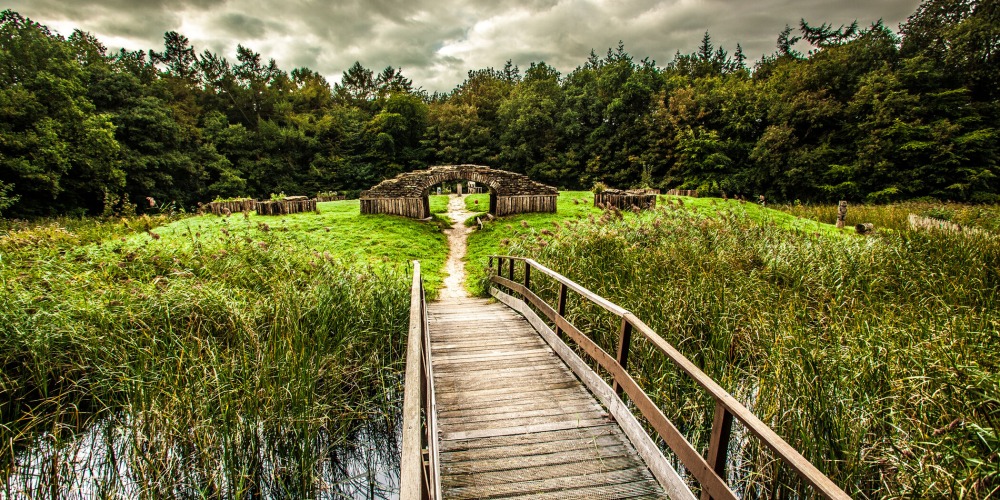 Resten van de middeleeuwse Kuinderburcht