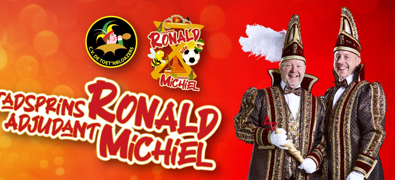 Stadsprins Ronald | en Adjudant Michiel 2026