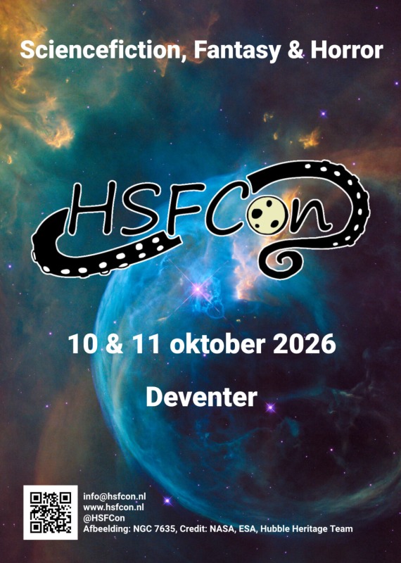 HSFCon 2026 - Een weekend vol Sciencefiction, Fantasy en Horror.