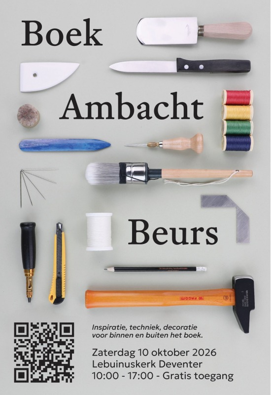 BoekAmbachtBeurs - Inspiratie, techniek en decoratie voor binnen en buiten het boek.