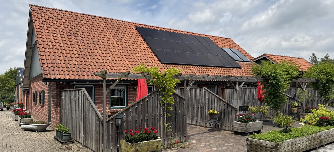 Buitenaanzicht vakantiehuisjes