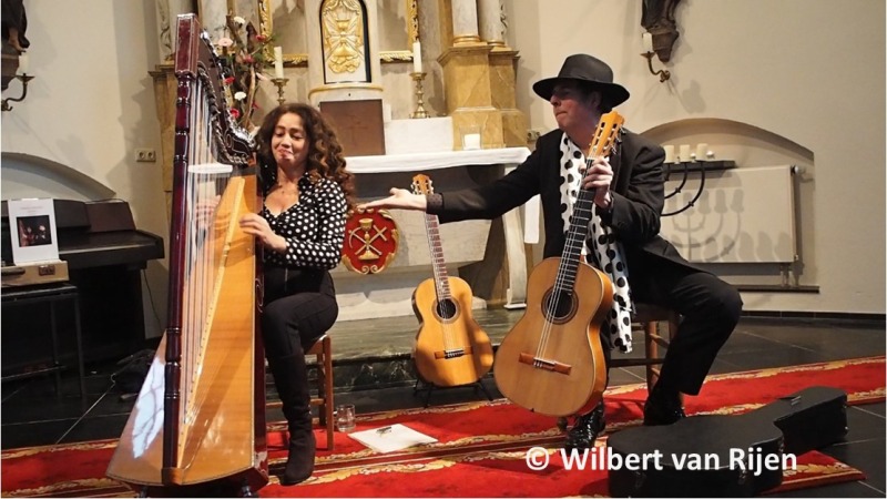 Concert: Claudia y Manito - Arpamor, liefde voor de harp