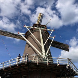 Open Monumentendag bij windkorenmolen De Leeuw in Lettele