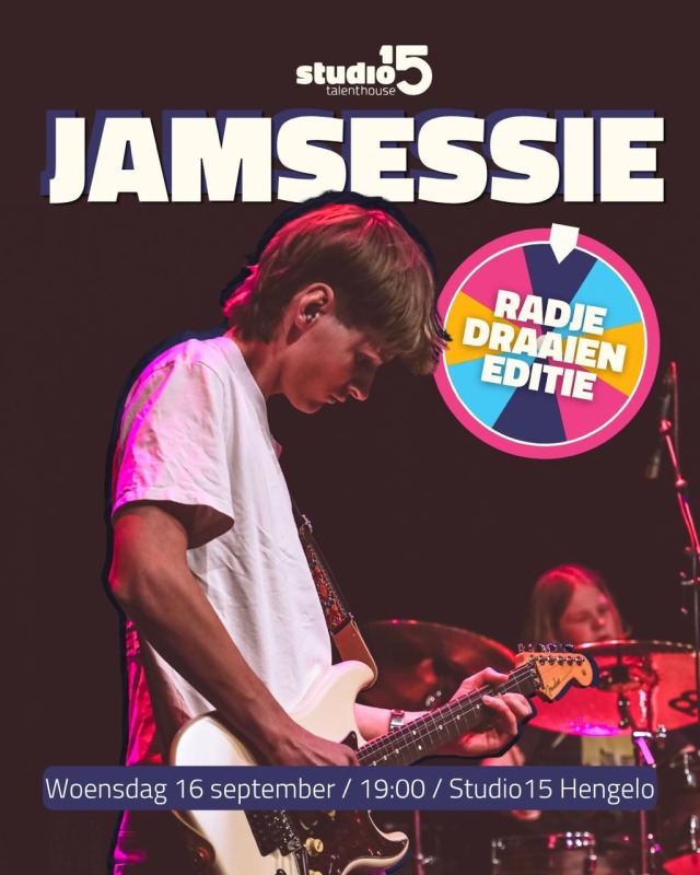 STUDIO15 JAMSESSIE x RADJE DRAAI'N EDITIE