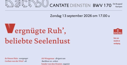 Cantatedienst in De Burgwal