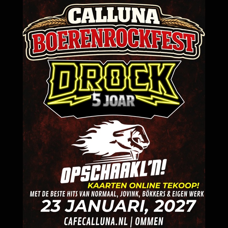 Calluna Boerenrockfest 2027