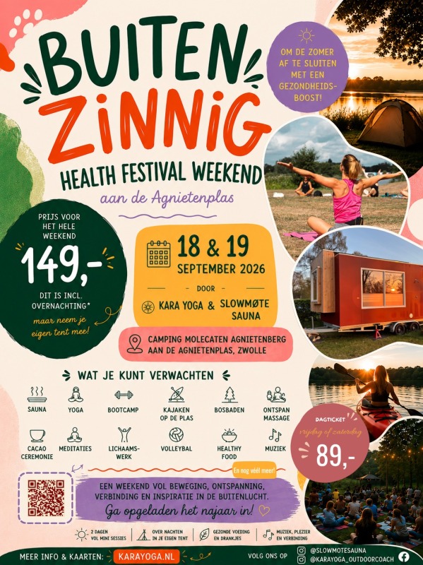 Buitenzinnig Health Festival - Aan de Agnietenplas