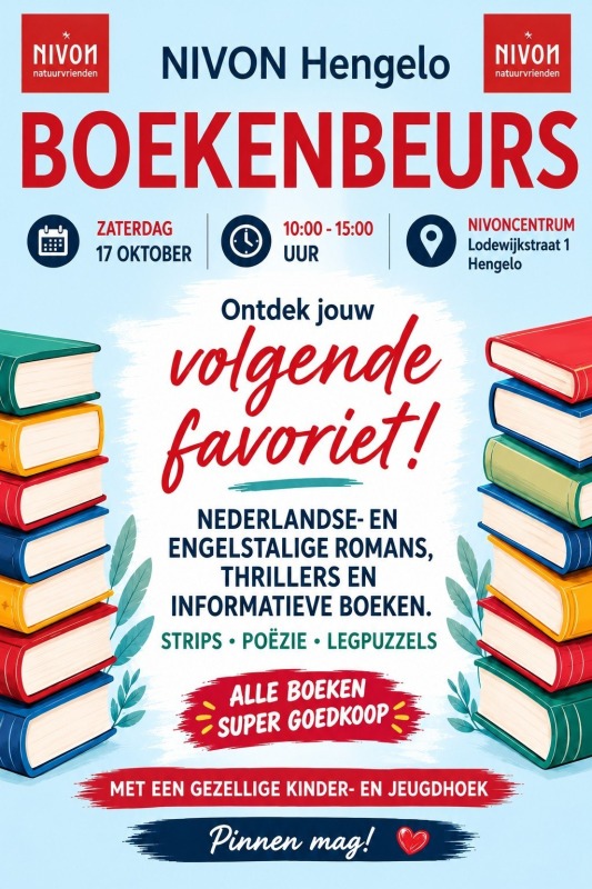 Grote boekenbeurs NIVON