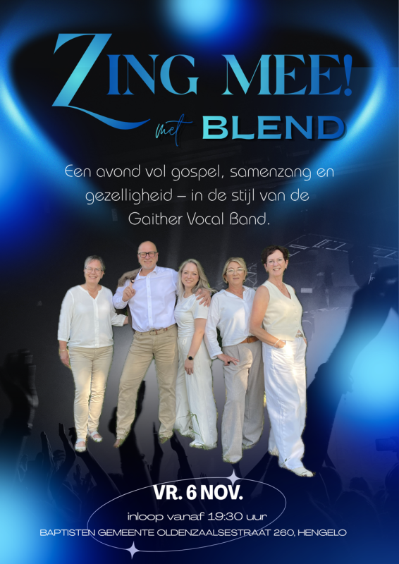 Zing mee met BLEND