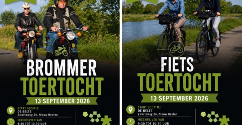 Pijlenrit voor brommers en fietsers