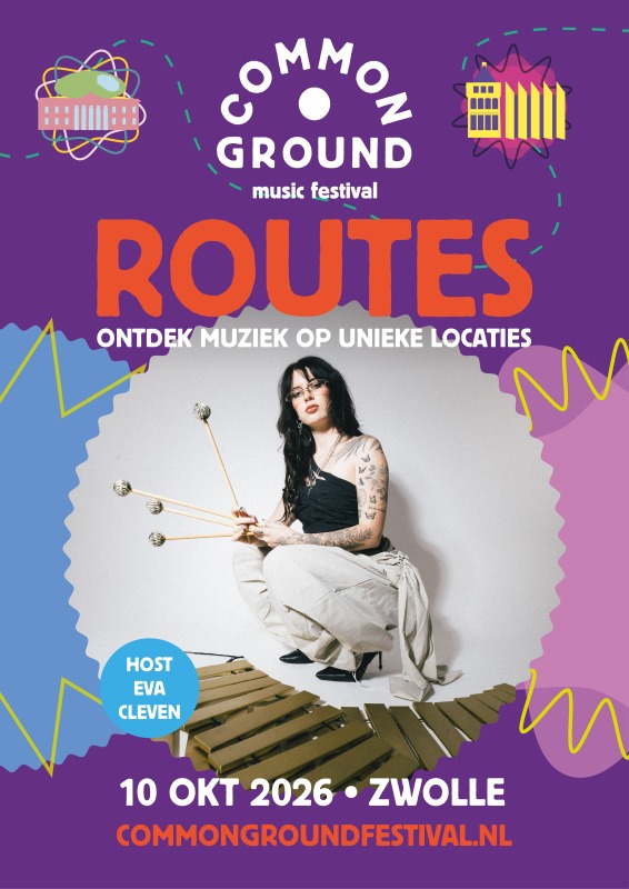 Zaterdag 10 oktober 2026 | Common Ground Festival | Routes | Concert