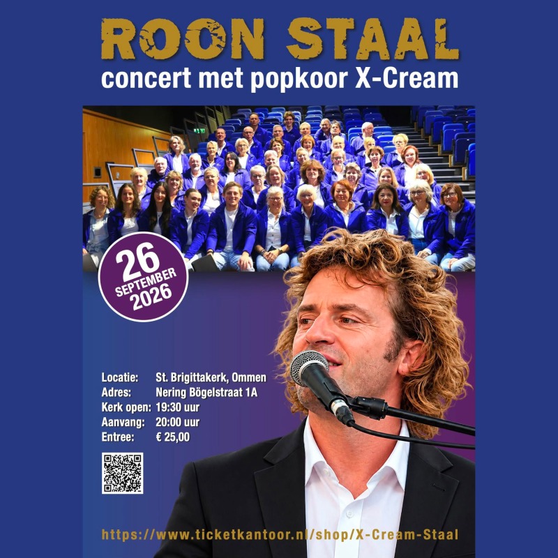 Roon Staal & Popkoor X-Cream