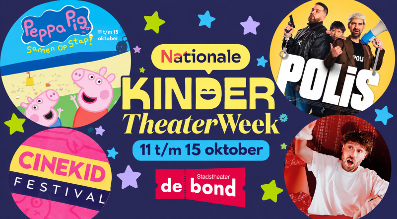 Nationale KinderTheaterWeek - Kinderen nemen De Bond over tijdens de Nationale KinderTheaterWeek