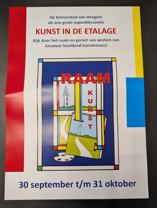 Raamkunst - kunst in de etalage