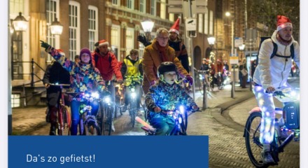 Fietslichtjesparade Zwolle