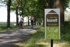 Kunstfietsroute 'Kunst van Hier tot Ginder'