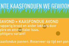 Kaasfondue avond